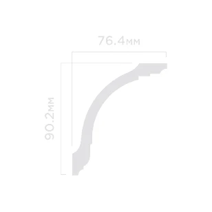 Плинтус потолочный Hi Wood A118 76.4х90.2х2000 мм
