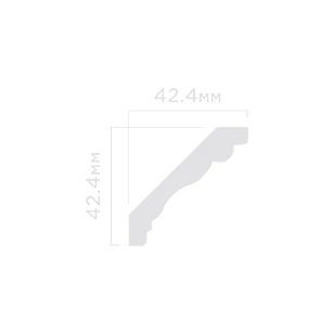 Плинтус потолочный Hi Wood A1060 42.4х42.4х2000 мм