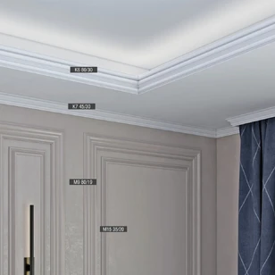 Потолочный  карниз Bello Deco К7 45-35