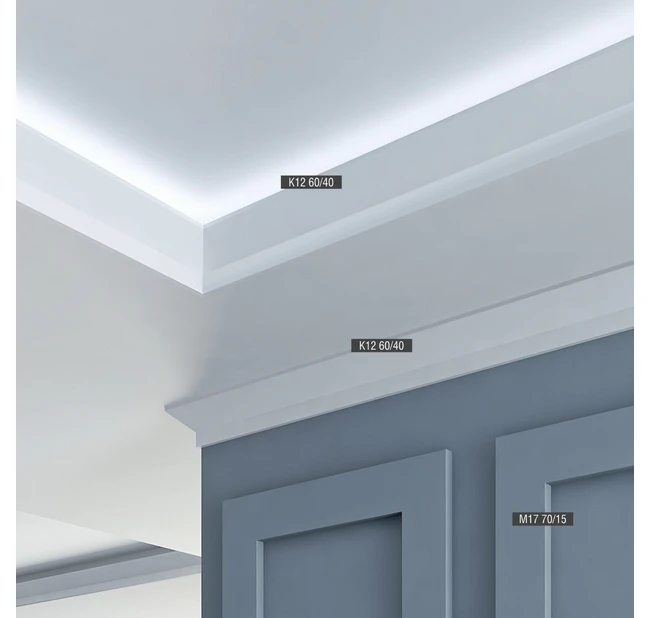 Потолочный карниз Bello Deco К12 60-40 Потолочный карниз Bello Deco К12 60-40