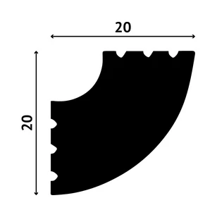Карниз Decostar Polystyle SG-20/20