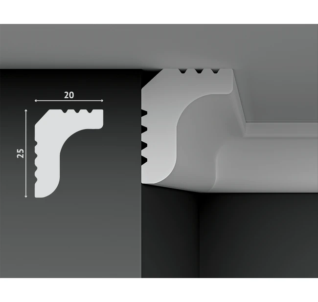 Карниз Decostar Polystyle SG-25/20 Карниз Decostar Polystyle SG-25/20