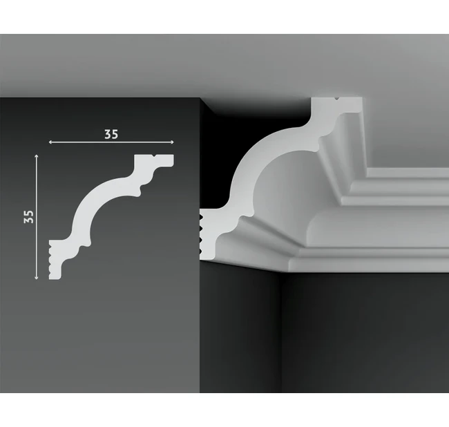 Карниз Decostar Polystyle SG-A35/35 Карниз Decostar Polystyle SG-A35/35