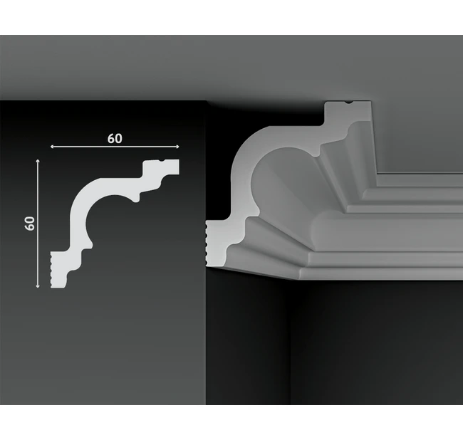 Карниз Decostar Polystyle SG-60/60 Карниз Decostar Polystyle SG-60/60