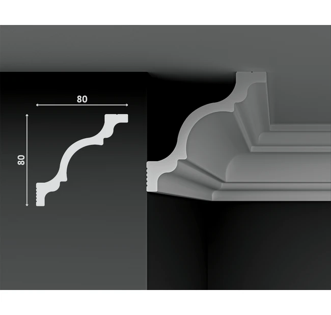 Карниз Decostar Polystyle SG-80/80 Карниз Decostar Polystyle SG-80/80