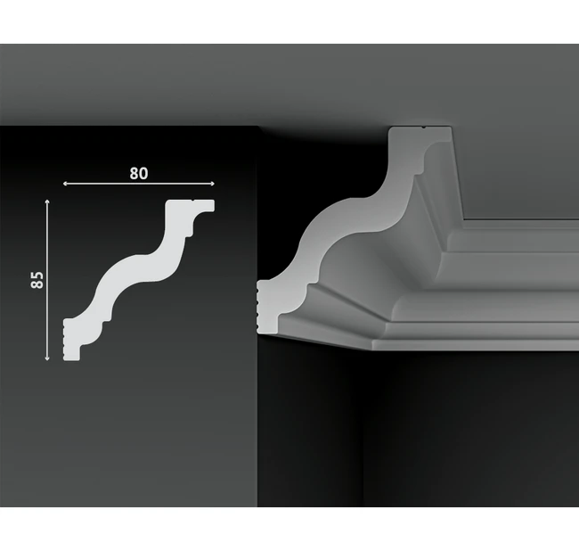 Карниз Decostar Polystyle SG-B85/80 Карниз Decostar Polystyle SG-B85/80