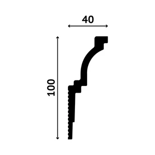 Карниз Decostar Polystyle SG-B100/40