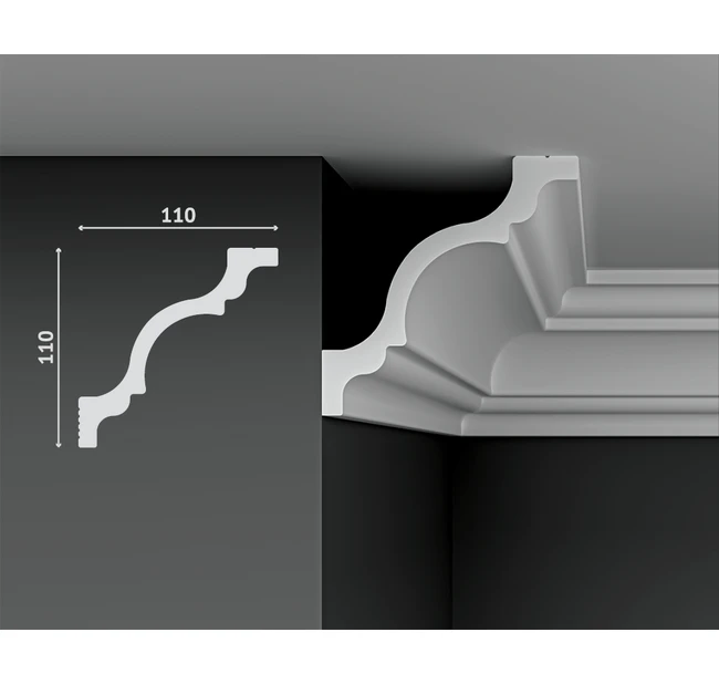 Карниз Decostar Polystyle SG-B110/110 Карниз Decostar Polystyle SG-B110/110