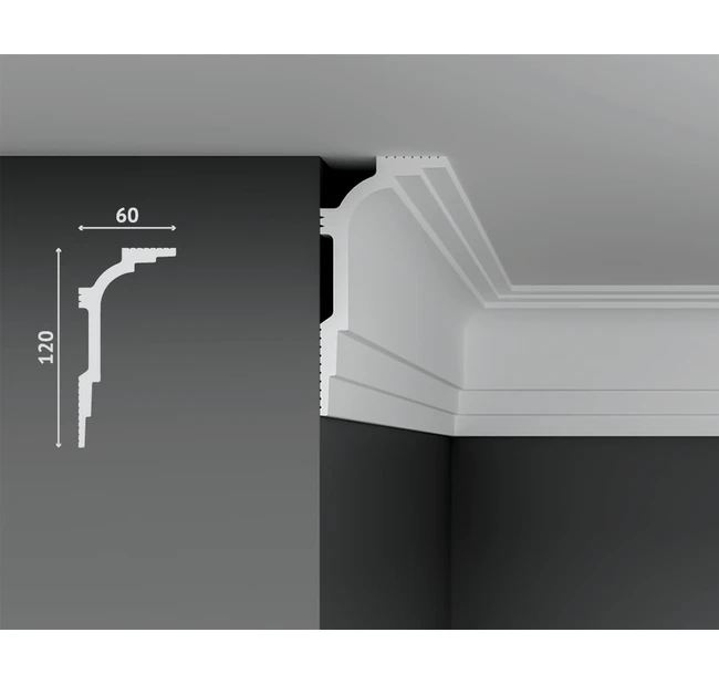 Карниз Decostar Polystyle SG-B120/60 Карниз Decostar Polystyle SG-B120/60