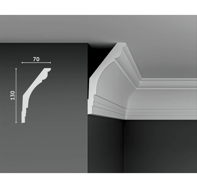 Карниз Decostar Polystyle SG-B130/70 Карниз Decostar Polystyle SG-B130/70