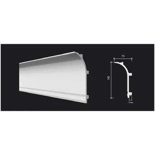 Карниз Decor-Dizayn DD520 70х140х2000 мм