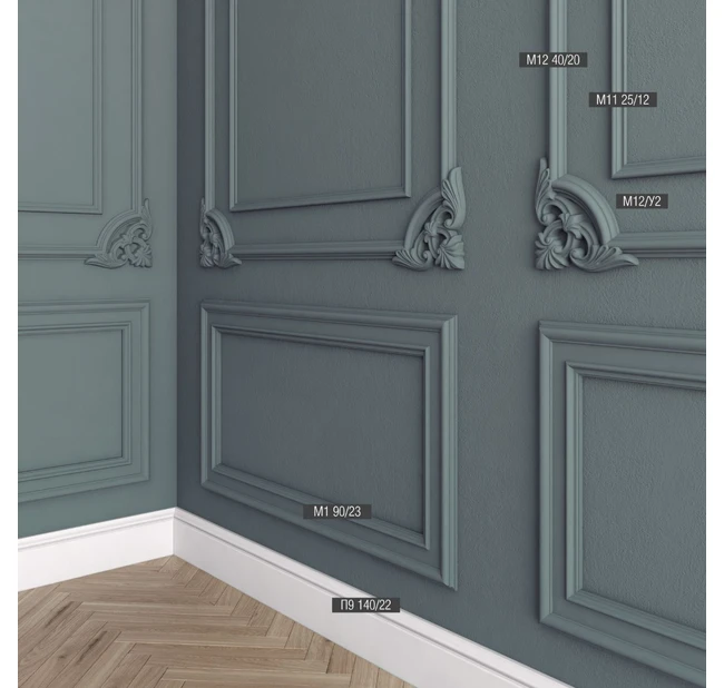 Настенный молдинг Bello Deco М1 90-23 Настенный молдинг Bello Deco М1 90-23
