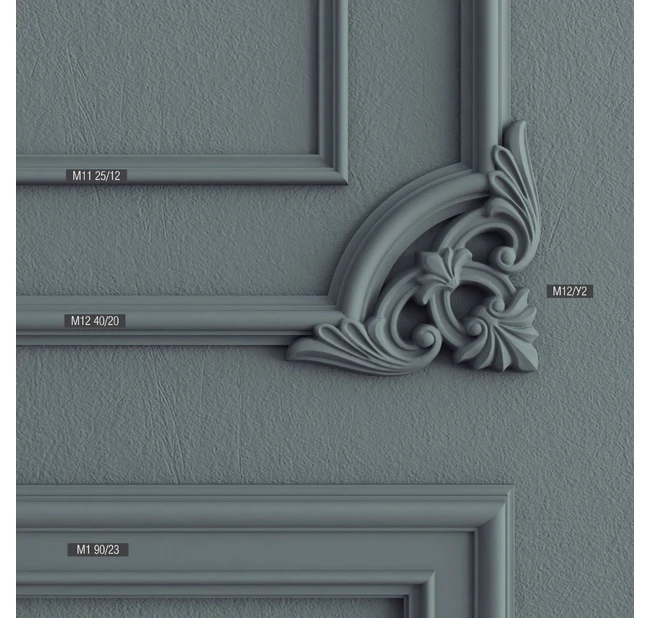Настенный молдинг Bello Deco М1 90-23 Настенный молдинг Bello Deco М1 90-23