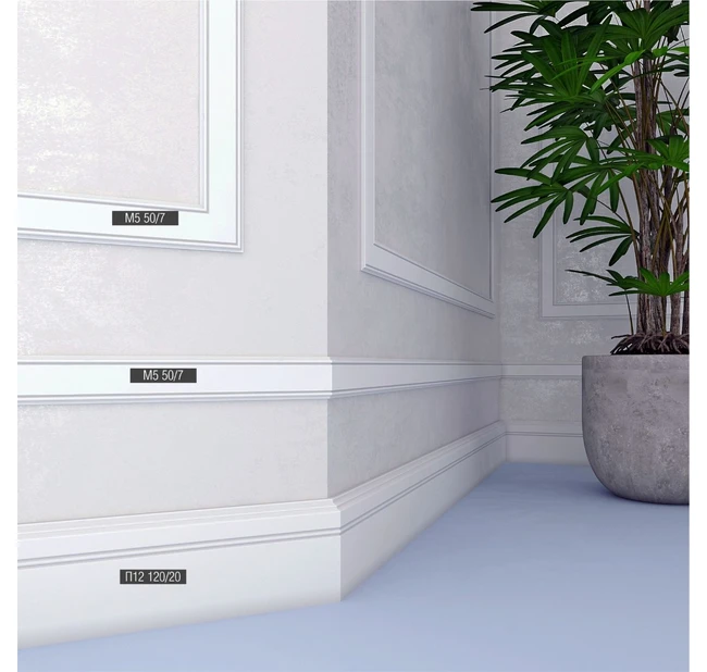 Настенный молдинг Bello Deco М5 50-7 Настенный молдинг Bello Deco М5 50-7