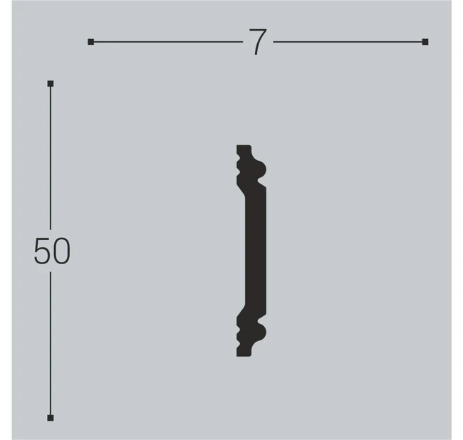 Настенный молдинг Bello Deco М5 50-7 Настенный молдинг Bello Deco М5 50-7
