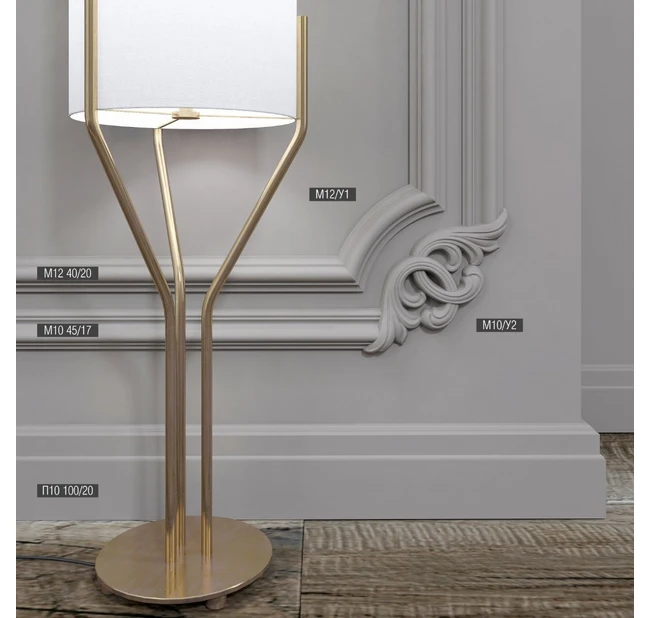 Настенный молдинг Bello Deco М10 45-17 Настенный молдинг Bello Deco М10 45-17