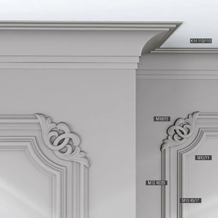 Настенный молдинг Bello Deco М12 40-20