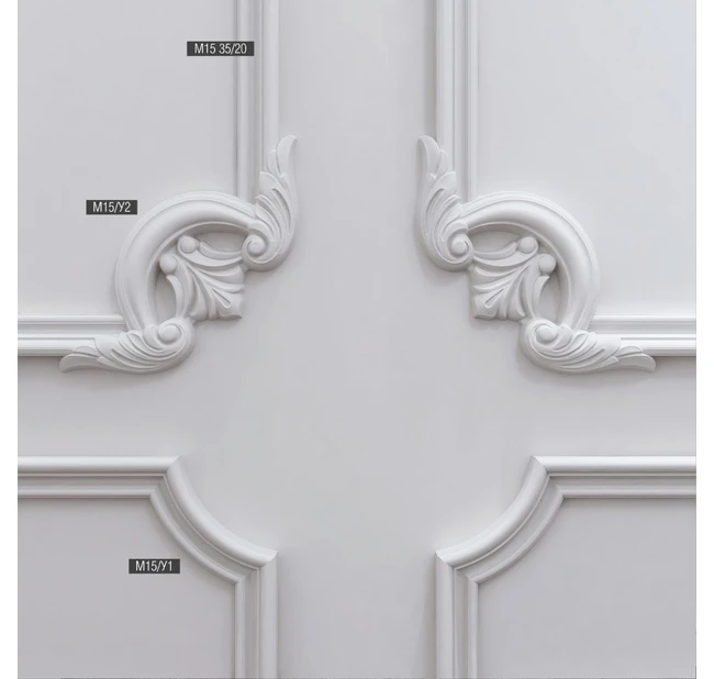 Настенный молдинг Bello Deco М15 35-20 Настенный молдинг Bello Deco М15 35-20