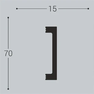 Настенный молдинг Bello Deco М17 70-15