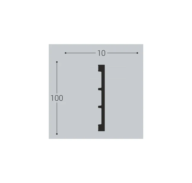 Настенный молдинг Bello Deco М20 100-10 Настенный молдинг Bello Deco М20 100-10