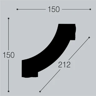 Угол к молдингу M10 Bello Deco М10У1