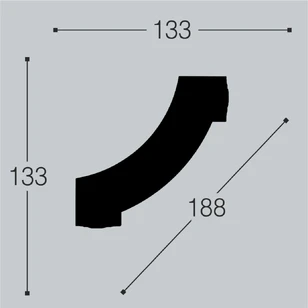 Угол к молдингу M12 Bello Deco М12У1