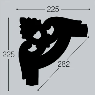 Угол к молдингу M12 Bello Deco М12У2