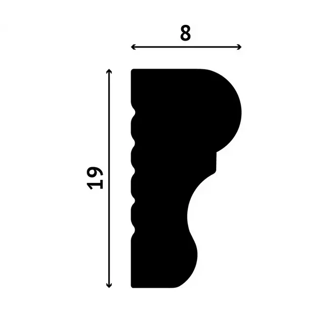 Молдинг DECOSTAR DUROSTYLE SK-5 Молдинг DECOSTAR DUROSTYLE SK-5