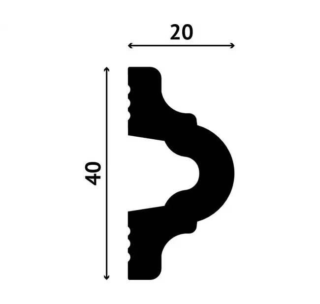 Молдинг DECOSTAR POLYSTYLE SG-40/20 Молдинг DECOSTAR POLYSTYLE SG-40/20