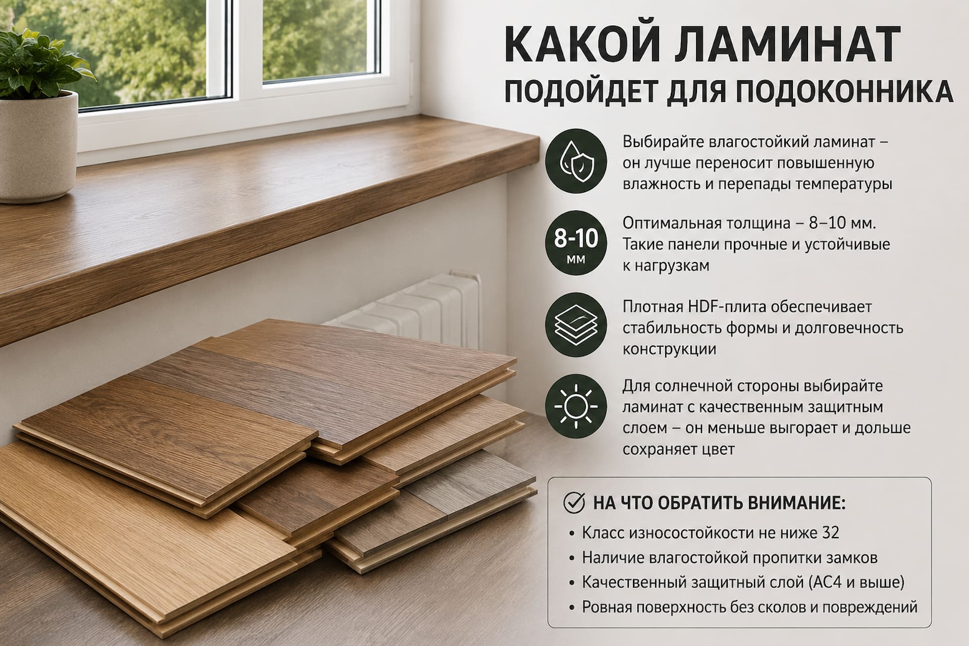 kakoj-laminat-vybrat-dlya-podokonnika